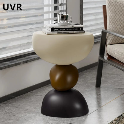 Creative Coffee Table Light Luxury Senior Sense of Cream Wind Living Room Sofa Corner Table Bedroom Bedside Table Furniture