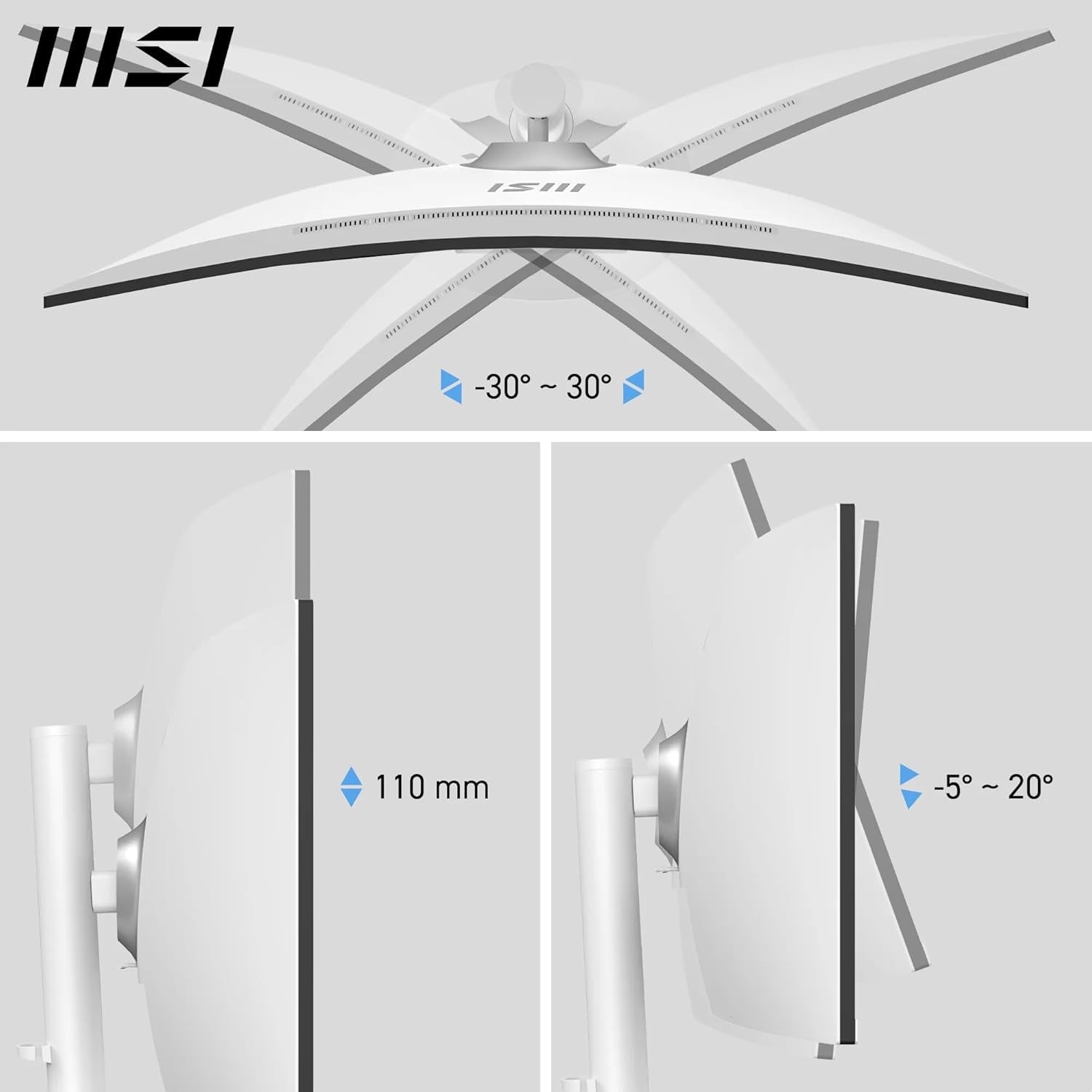 Modern MD342CQPW, 120Hz / Va/White, 120Hz / Va/White