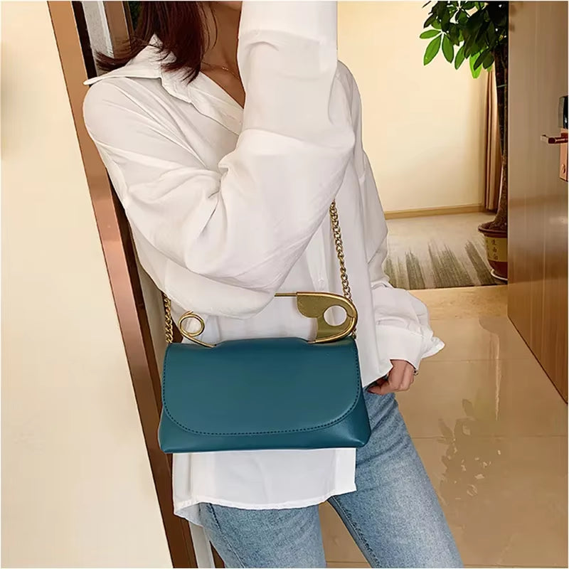 PU Leather Handbag Women Designer Chains Flap Shoulder Bag 2020 Fashion Party Clutch Bags Purse Mini Crossbody Tote Female Bolsa