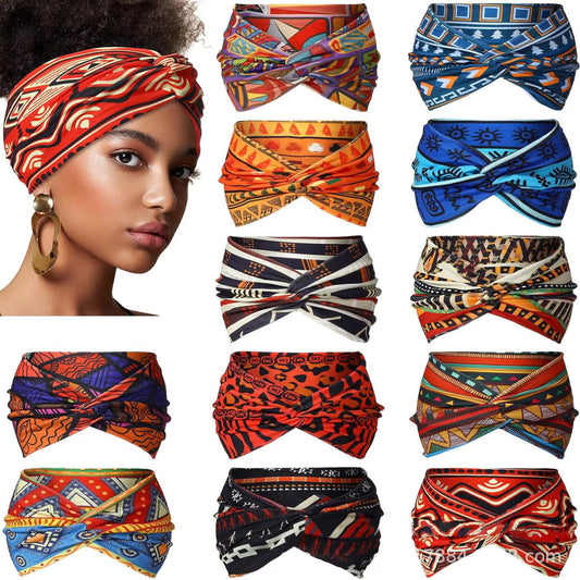 Premium African-Inspired High-Strength Yoga Headband