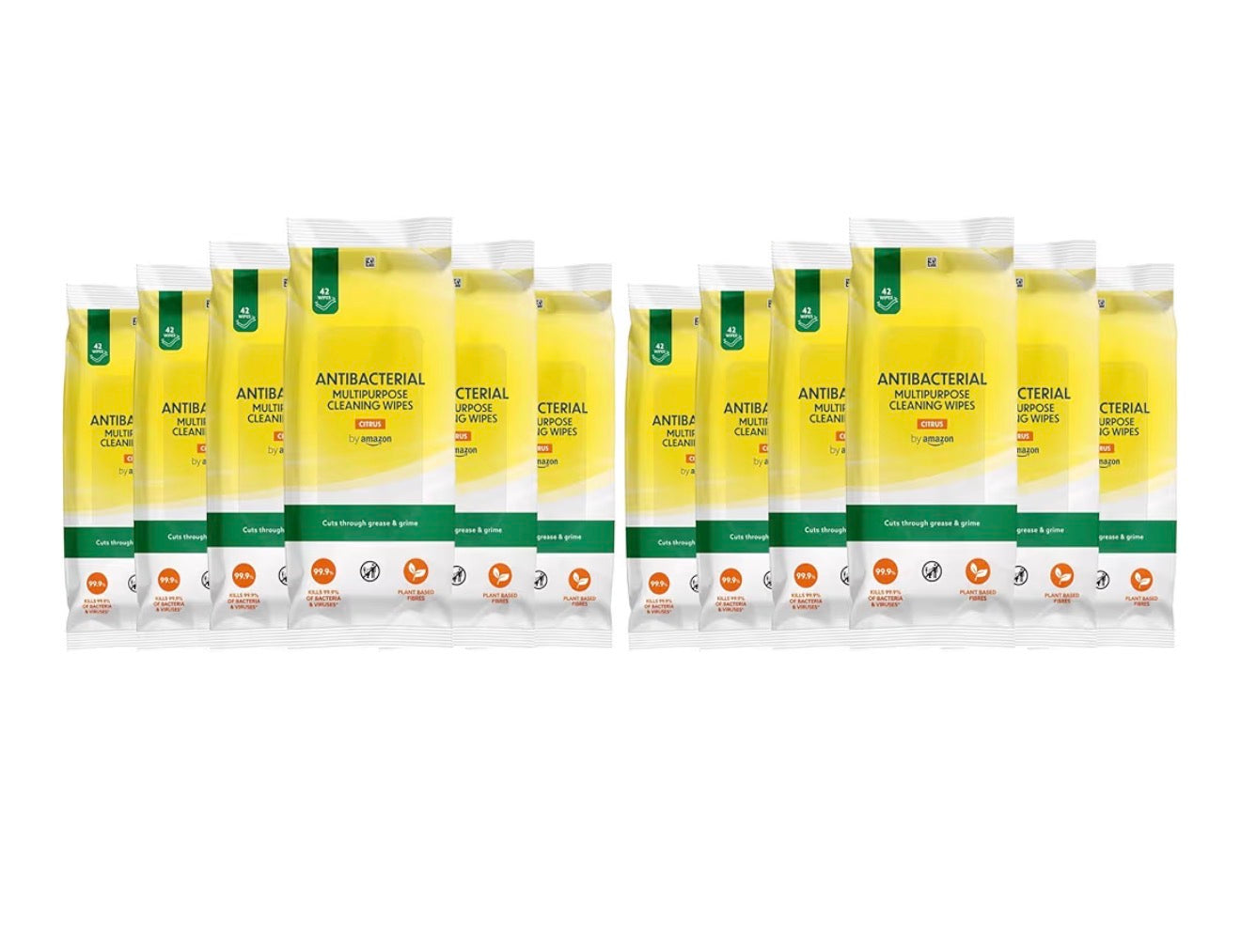 Multipurpose Citrus Cleaning Wipes 252 Pack