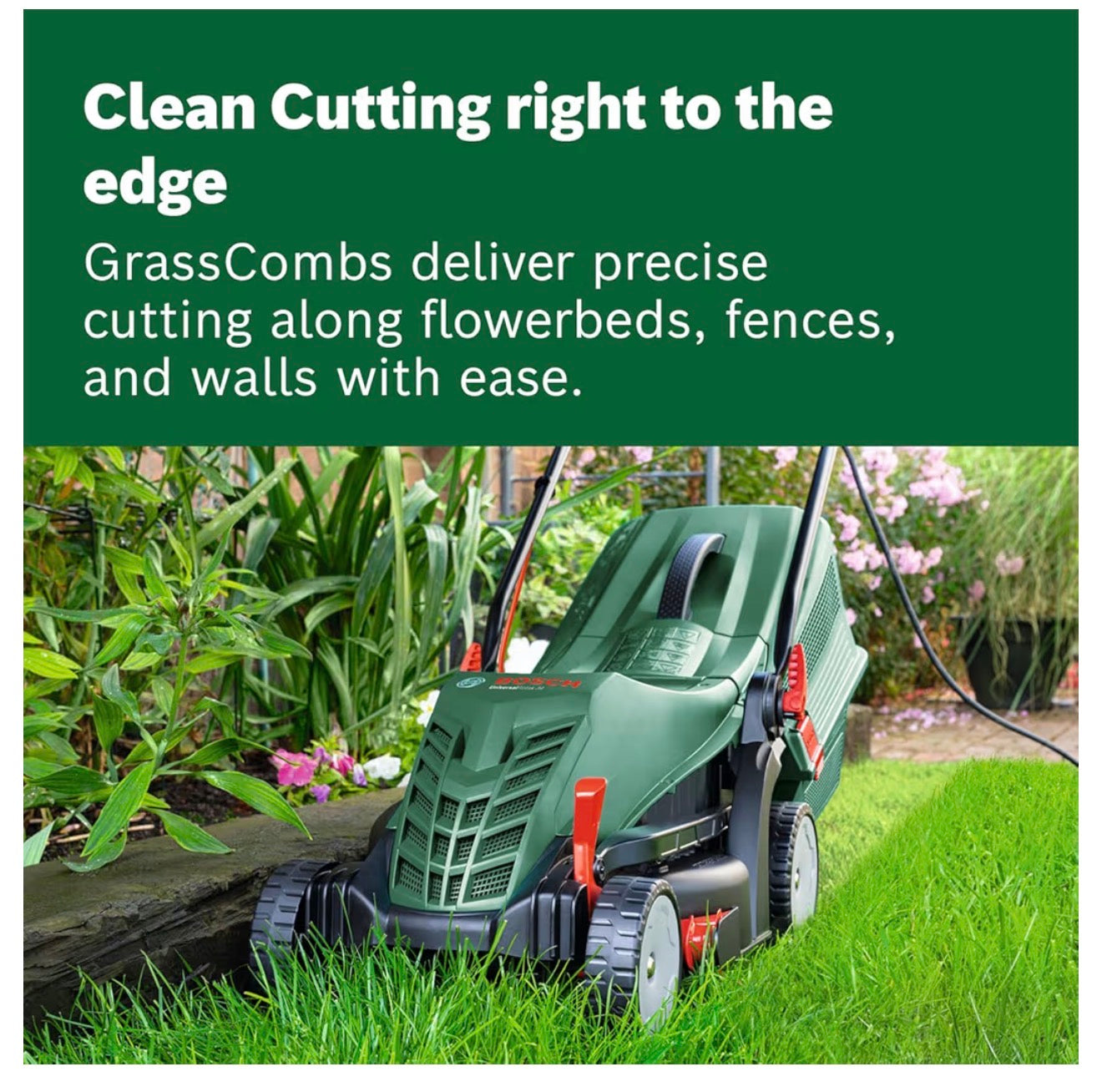 Bosch UniversalRotak 34-410 Corded Lawnmower 230V 34cm Cutting Width