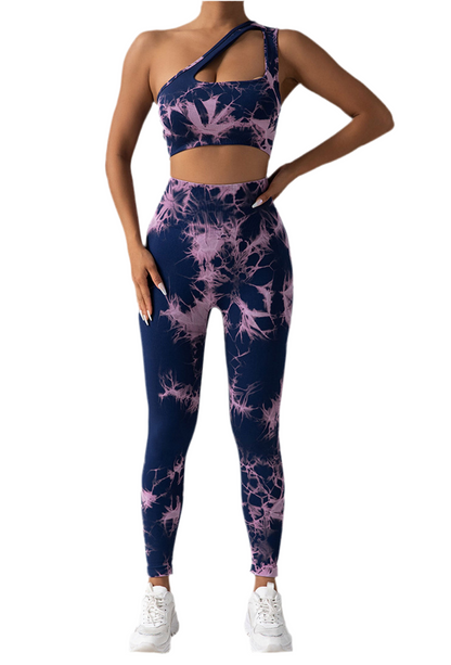 Women's Seamless High-Waisted Tie-Dye Leggings