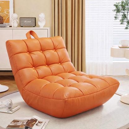 Bean Bag Lounger Cover With Filler Floor Seat Lazy Sofa Bed Couch Beanbag Sac with Footrest Stool Ottoman SF024