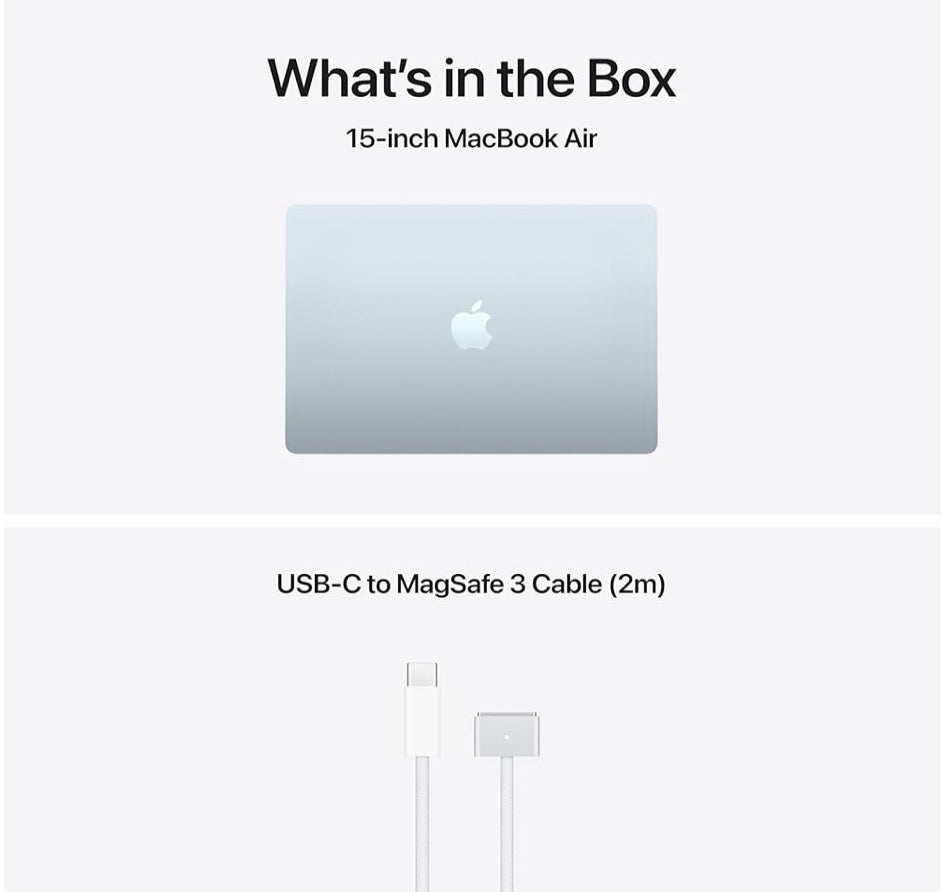 Apple MacBook Air 15-inch M5 24GB 1TB SSD Wi-Fi 7 Sky Blue