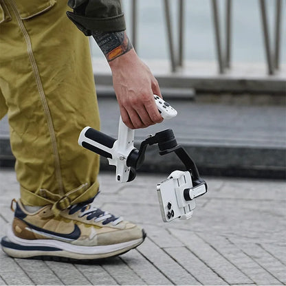 Scorp Mini-P Kit 3 Axis Smartphone Gimbal, AI Tracker, Fill Light, for Iphone 16 Pro Max and Android Stabilizer