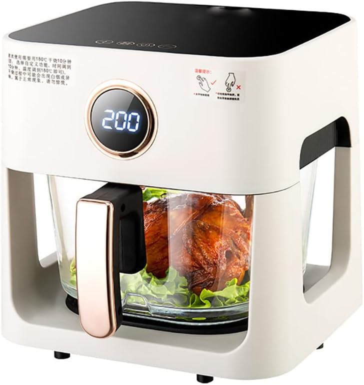 Air Fryer, Smart Digital 4L Electric Oven with Touch Screen 1200W - Rapid Air Circulation for Baking, Roasting, Grilling, Dehydrating