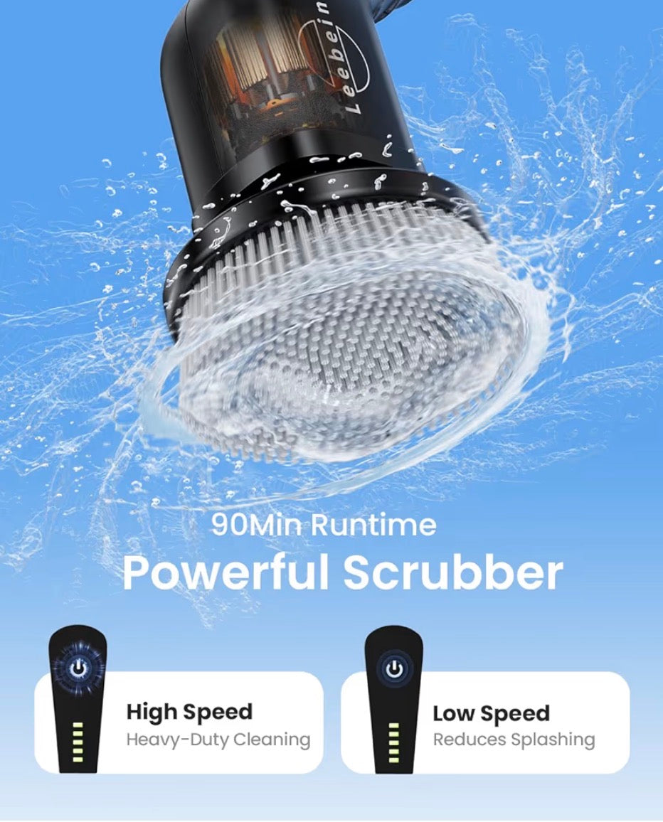 Leebein Electric Spin Scrubber Cordless