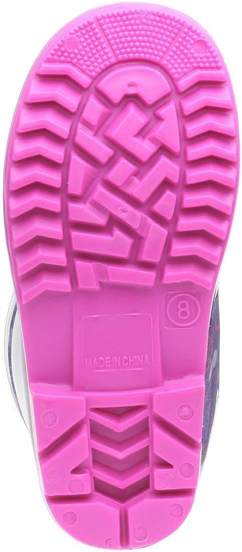 - Sunny Girls Purple Love Hearts Welly