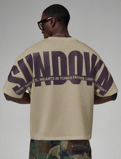 STYNVO Men’s Letter Graphic T Shirt