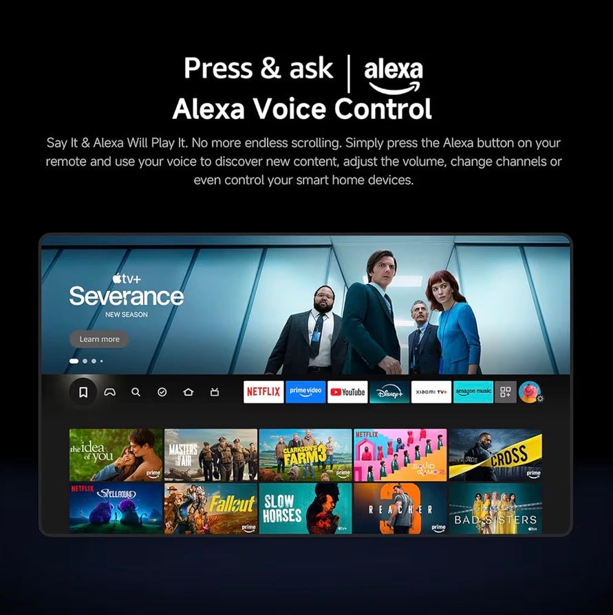 Xiaomi TV F 43” 4K UHD Smart TV | Fire TV, Alexa & HDR10