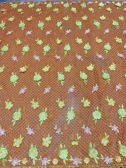Nigerian 3D Embroidered Water Soluble Lace Fabric 2025 African Guipure Cord Lace Fabric for Sewing Women Dresses Latest 5 Yards