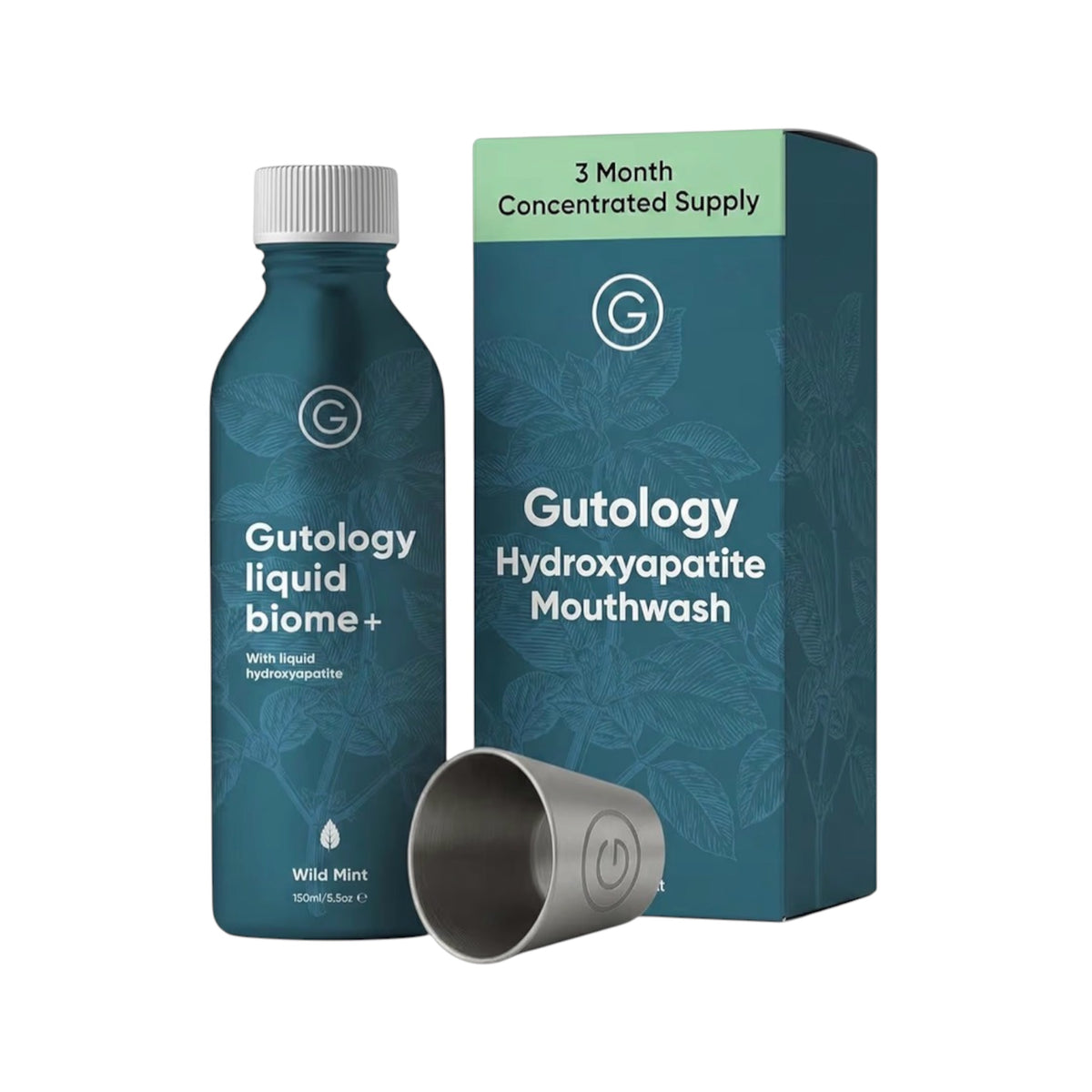 Gutology Hydroxyapatite Mouthwash Alcohol & Fluoride Free 3 Month Supply
