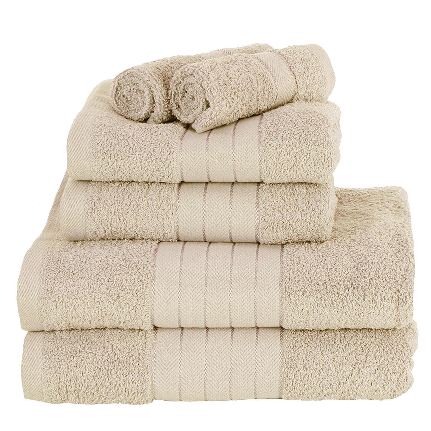 Luxury Dreamscene 100% Cotton Towel Set - Ultra Soft Bath, Hand, and Face Cloths for Ultimate Comfort