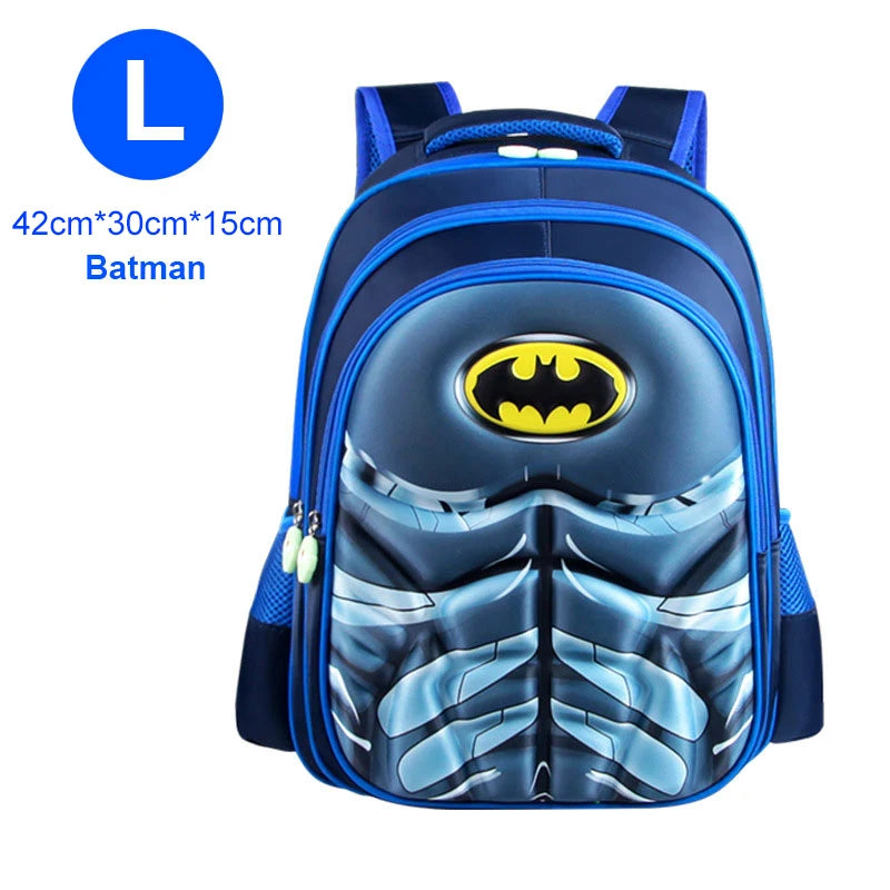 Boy Schoolbag Spiderman Captain America Children Kindergarten School Bag Teenager Kids Student Backpack