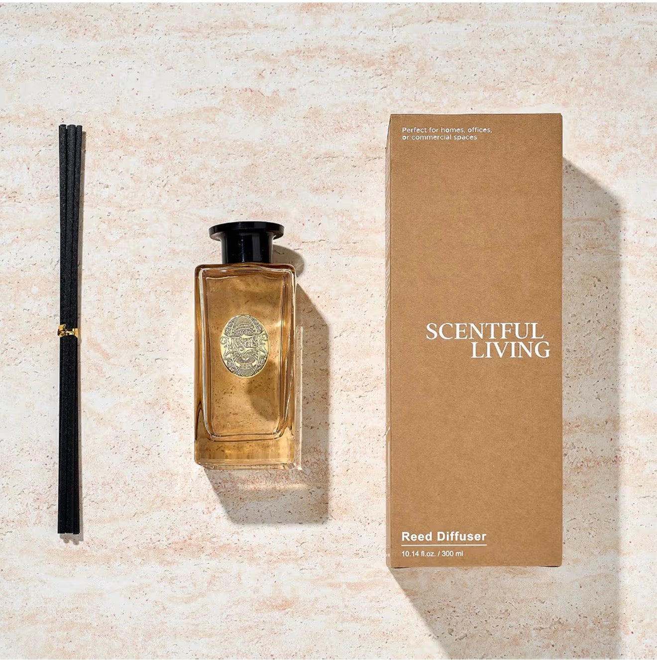 M&SENSE Tobacco Teakwood Reed Diffuser