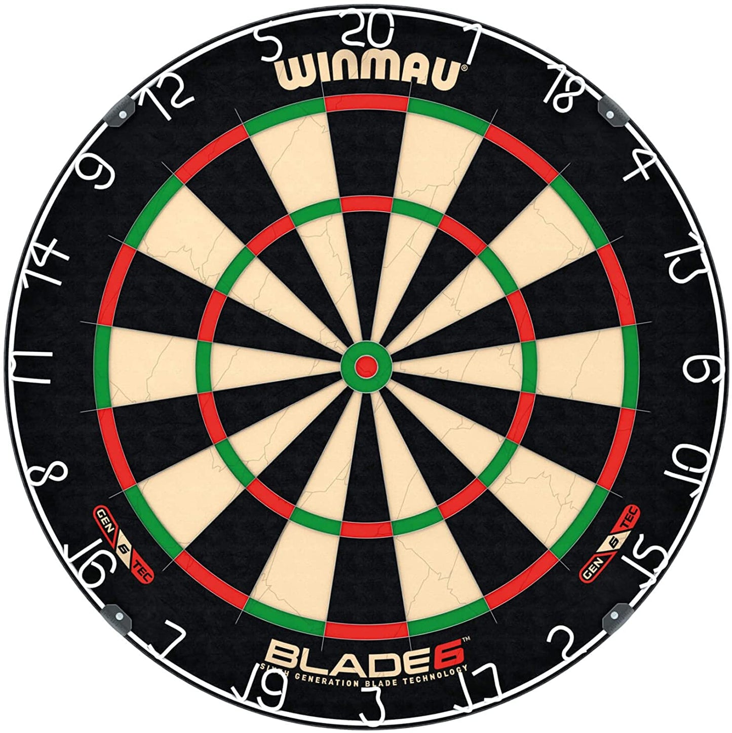 Darts Blade 6 Professional Bristle Dartboard with Official Tournament Specifications | Endorsed by the PDC