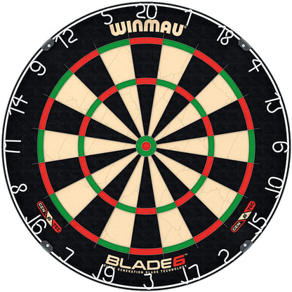 Darts Blade 6 Professional Bristle Dartboard with Official Tournament Specifications | Endorsed by the PDC