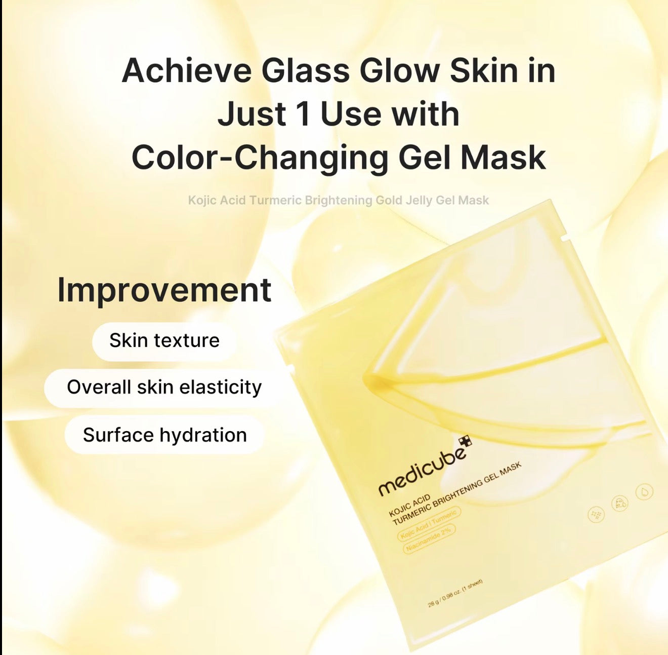 medicube Kojic Acid Turmeric Golden Glow Radiance Full Skincare Set