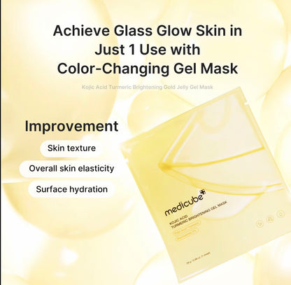 medicube Kojic Acid Turmeric Golden Glow Radiance Full Skincare Set