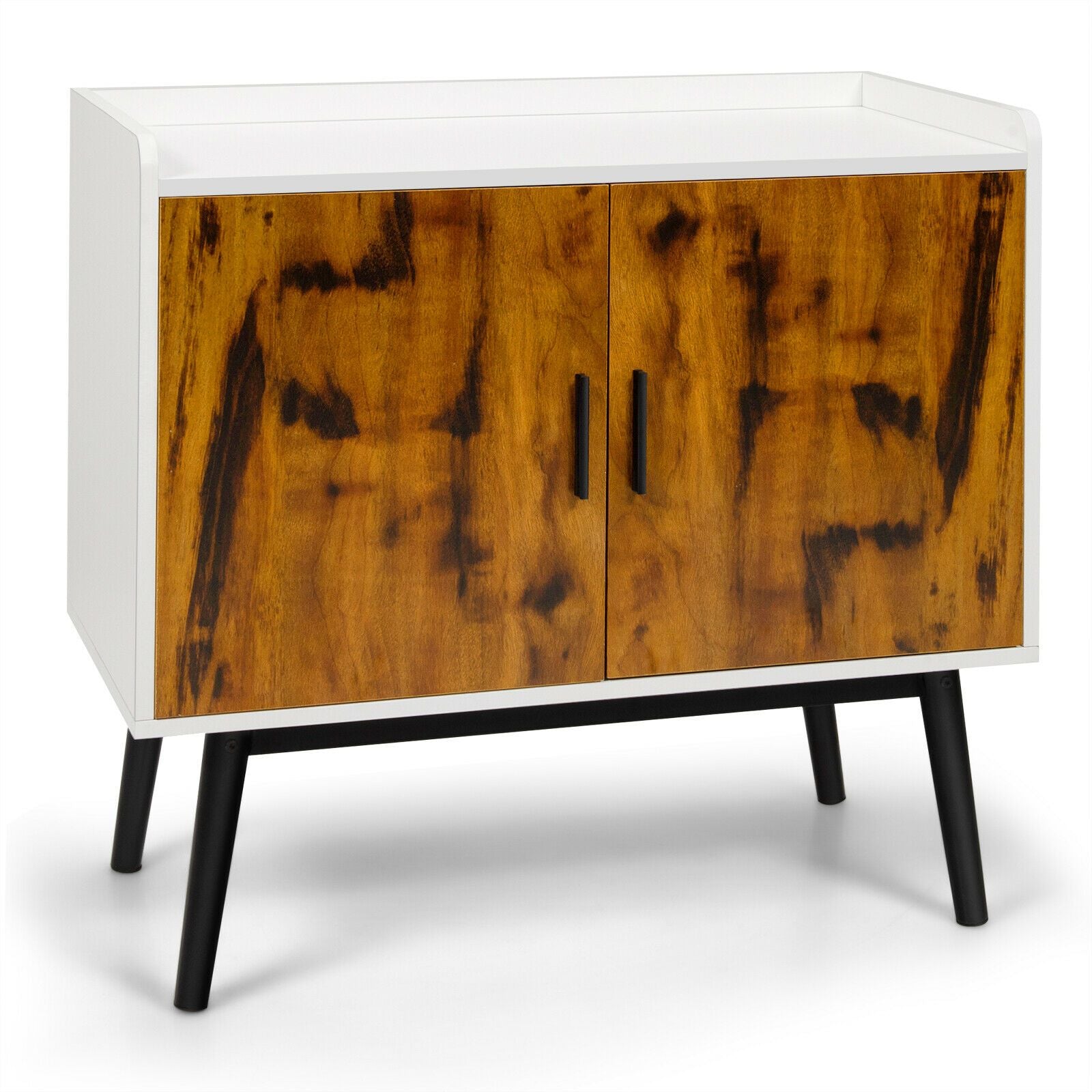 Sophisticated Wooden Sideboard with Double Doors