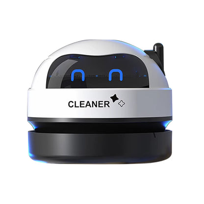 Compact and Powerful Mini Vacuum Cleaner - USB Rechargeable Desk Dust Buster with Detachable Nozzle for Pet Hair and Crumbs