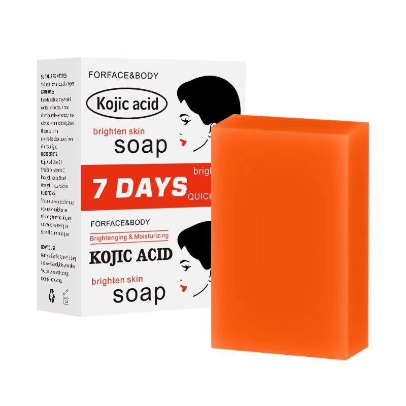 Kojie San Skin and Body Soap – Original Kojic Acid, Bar with Coconut & Tea Tree Oil – 100G X 5 Bars