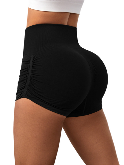 High-Waisted Spandex Booty Shorts