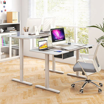 Electric Height-Adjustable Standing Desk with Integrated USB Charging: Enhance Your Workspace Comfort and Productivity