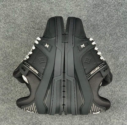 LV Trainer 'Embossed Monogram Black'