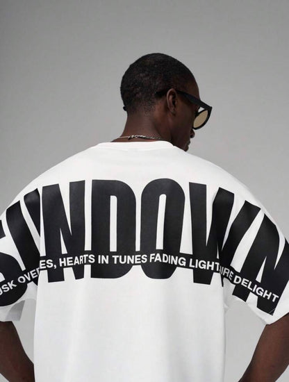 STYNVO Men’s Letter Graphic T Shirt
