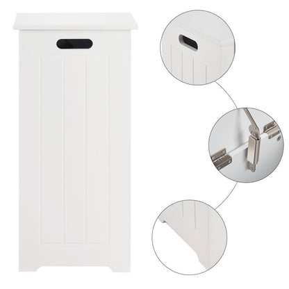 Stylish and Functional White Wooden Laundry Hamper for Every Home