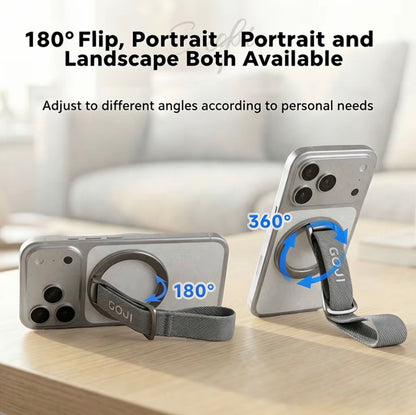 NAIDUN Magnetic Phone Holder MagSafe Finger Ring Kickstand