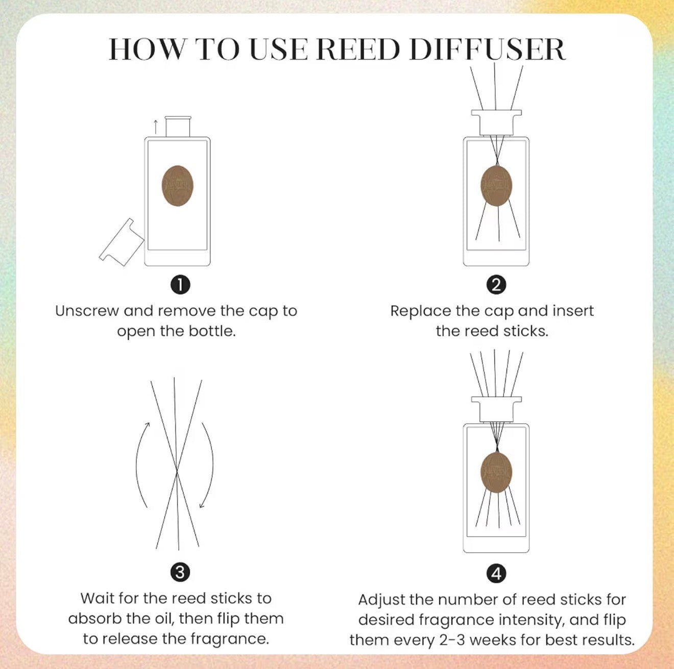M&SENSE Tobacco Teakwood Reed Diffuser