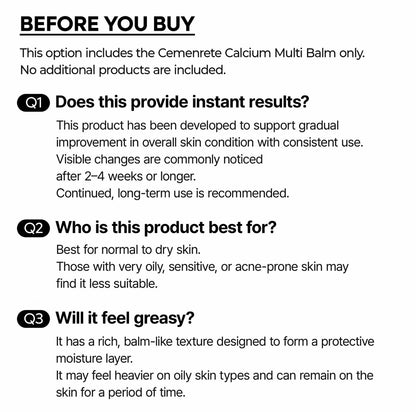 Dr.Melaxin Cemenrete Calcium Multi Balm 9g Korean Anti-Ageing Stick