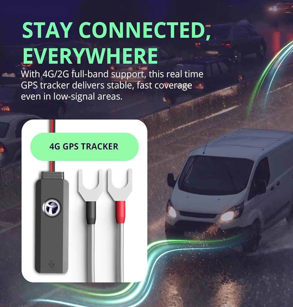 GS900 4G GPS Tracker with SIM 30-Day Subscription Vehicle Fleet Tracking