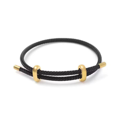 High Quality Bracelets Wire Rope Bangle for Women Colorful Handmade DIY Men Bracelets Adjustable Rope Bracelet Jewelry Wholesale