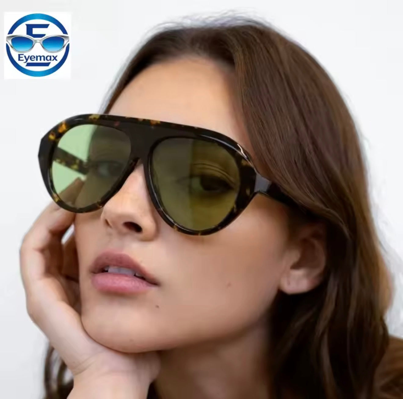 New Fashion Large Frame Sunglasses Female Designer Brand Acetate Outdoor Handmade UV400 Men's Driving Travel Sunglasses 145mm