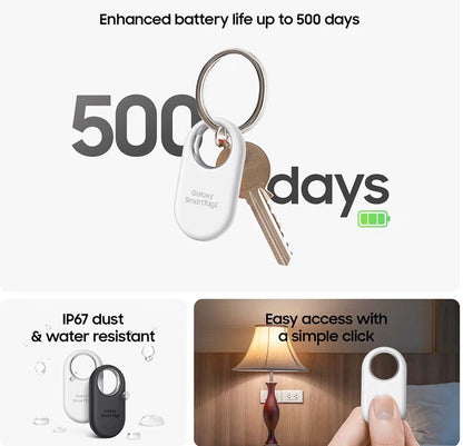 Samsung Galaxy SmartTag2 Bluetooth Tracker 1 Pack Black