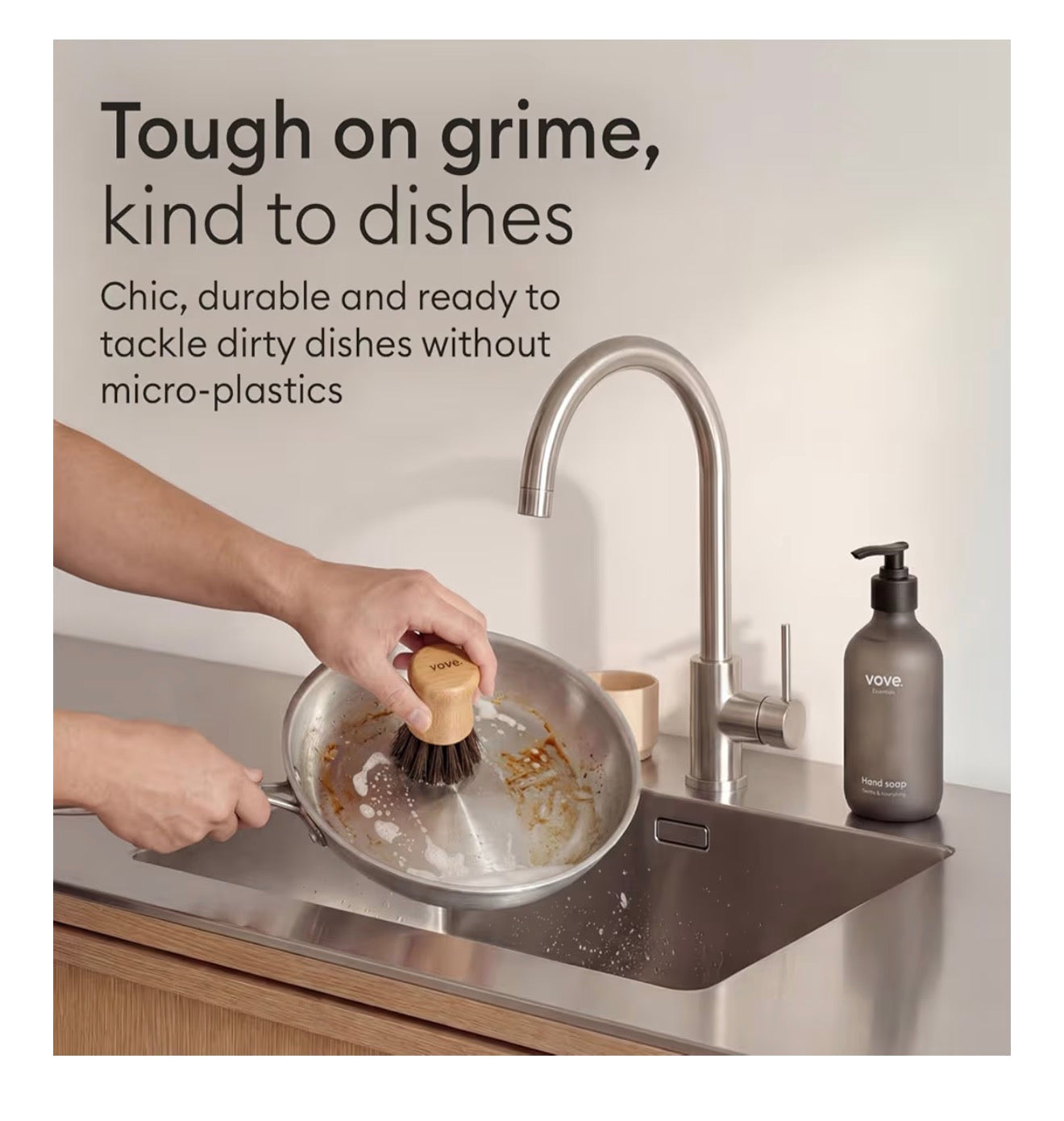 Vove Eco-Friendly Bamboo Cleaning Essentials Set