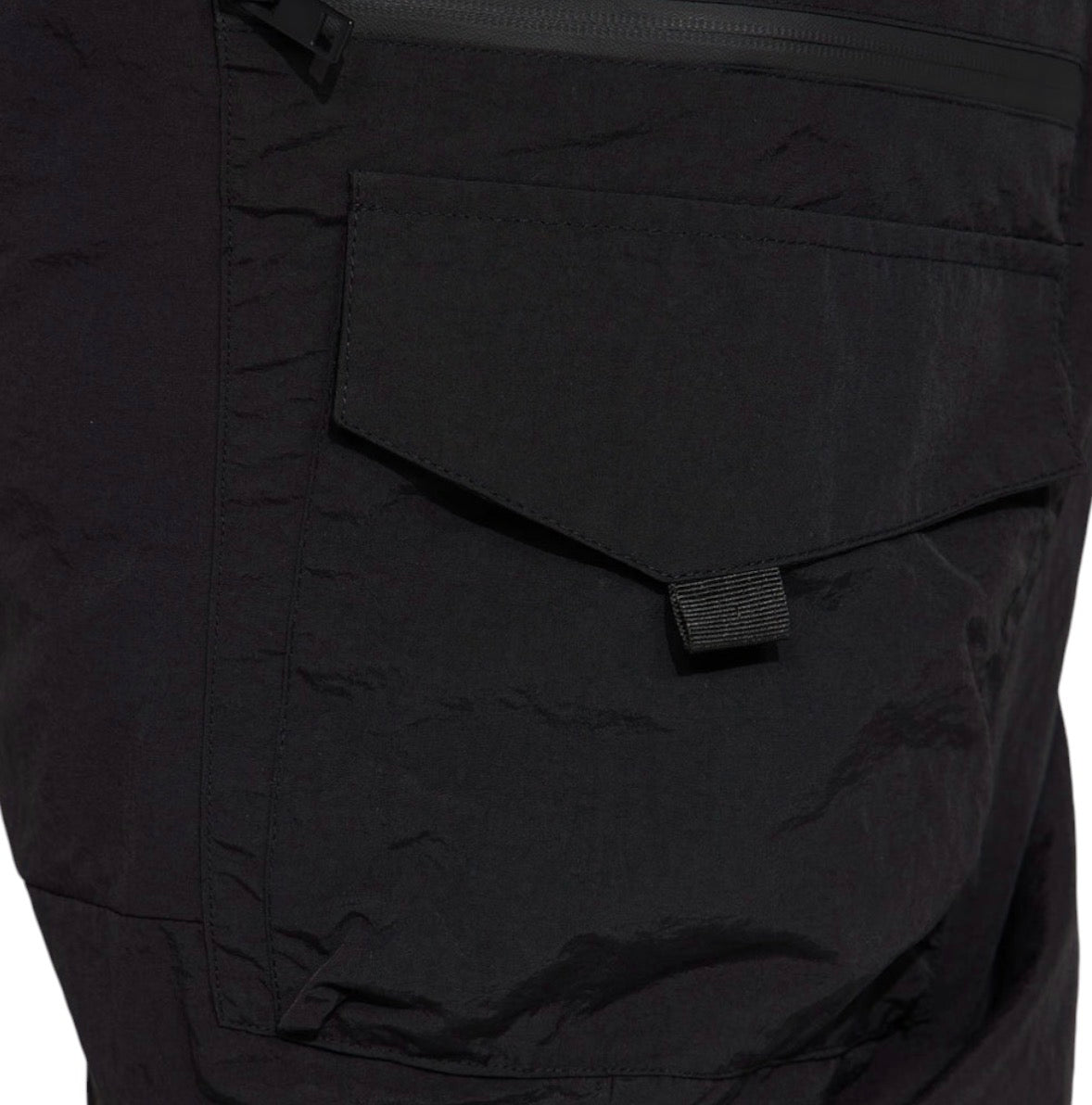 Echo Nylon Straight Cargo Pants Black