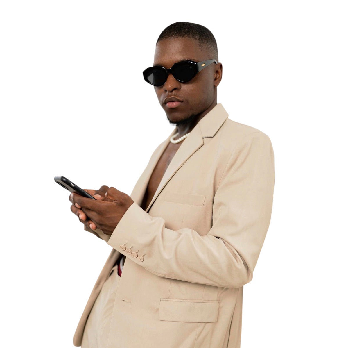 The Modern Stretch Suit Jacket Tan