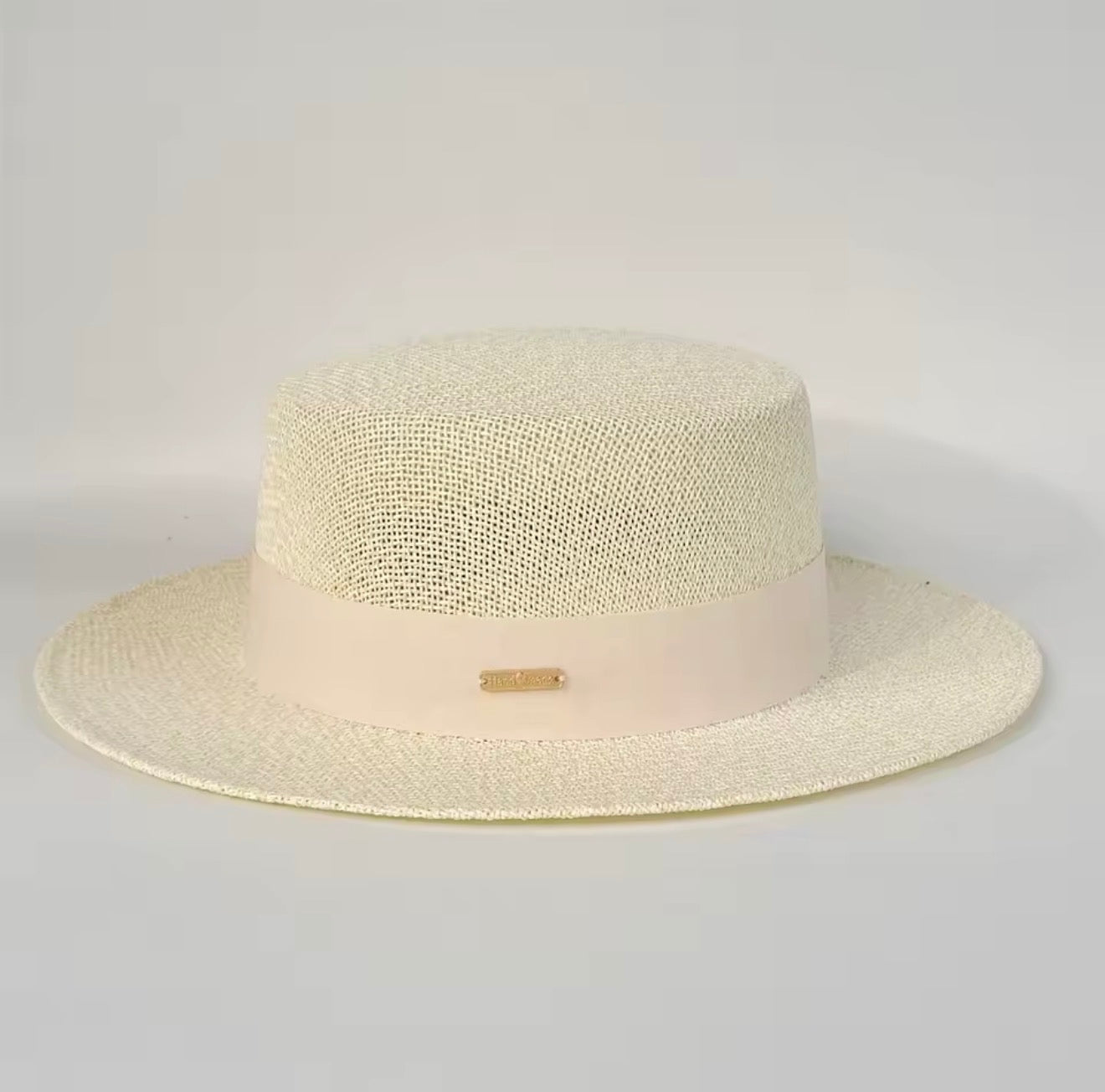2026 Beach Straw Hat for Women Wide Brim UV Protection Boater Style Summer Hat
