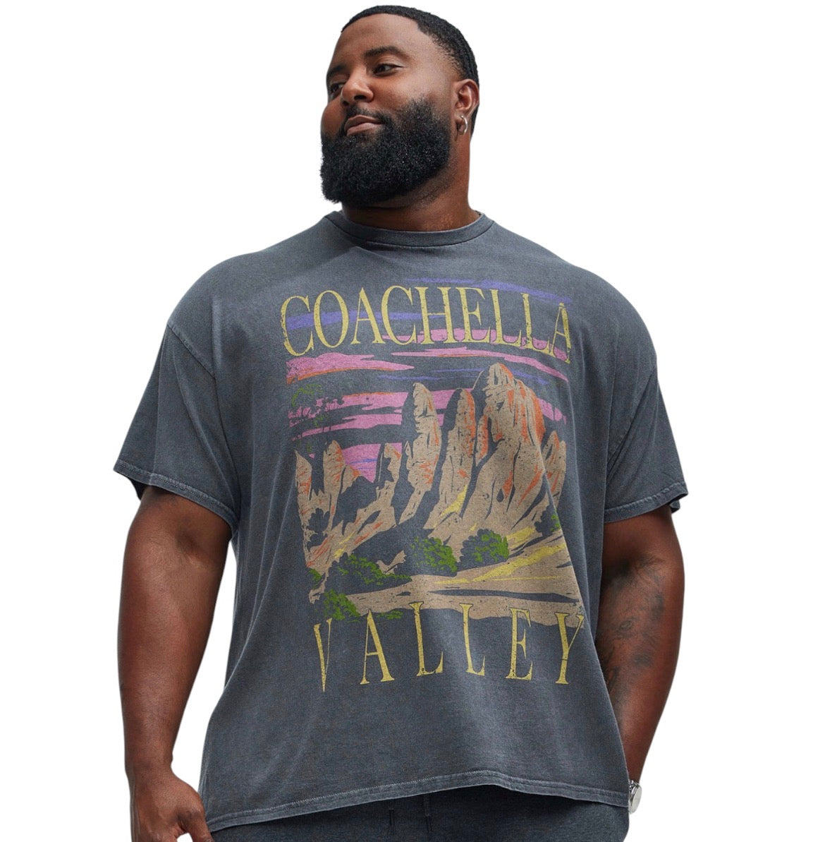 Coachella Valley Short Sleeve Tee Charcoal