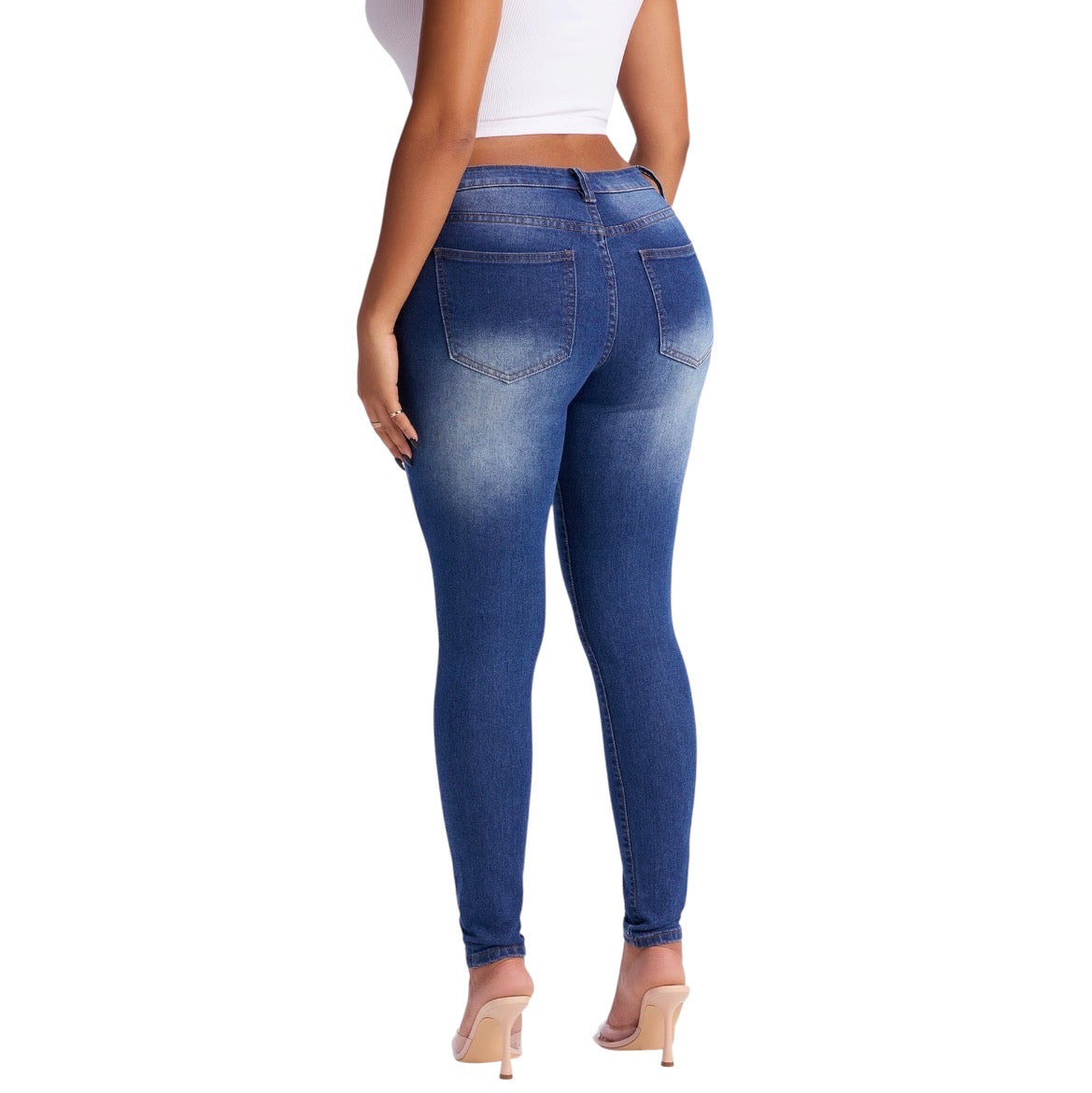 She’s Fire Stretch Skinny Jeans Medium Wash