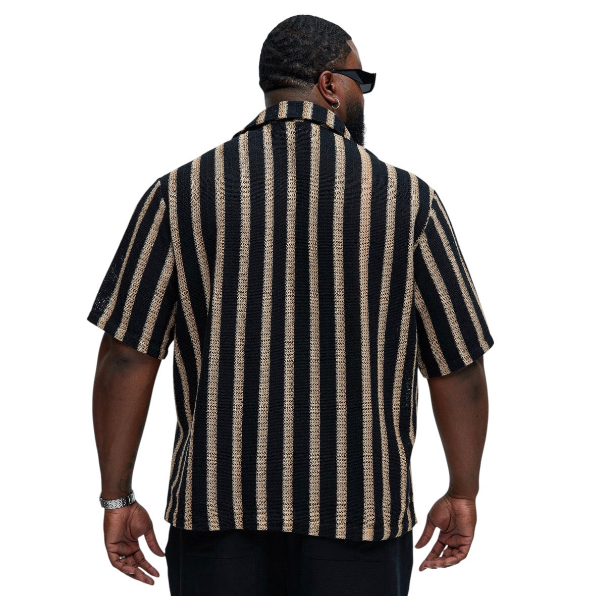 Peyton Textured Shirt Black Combo