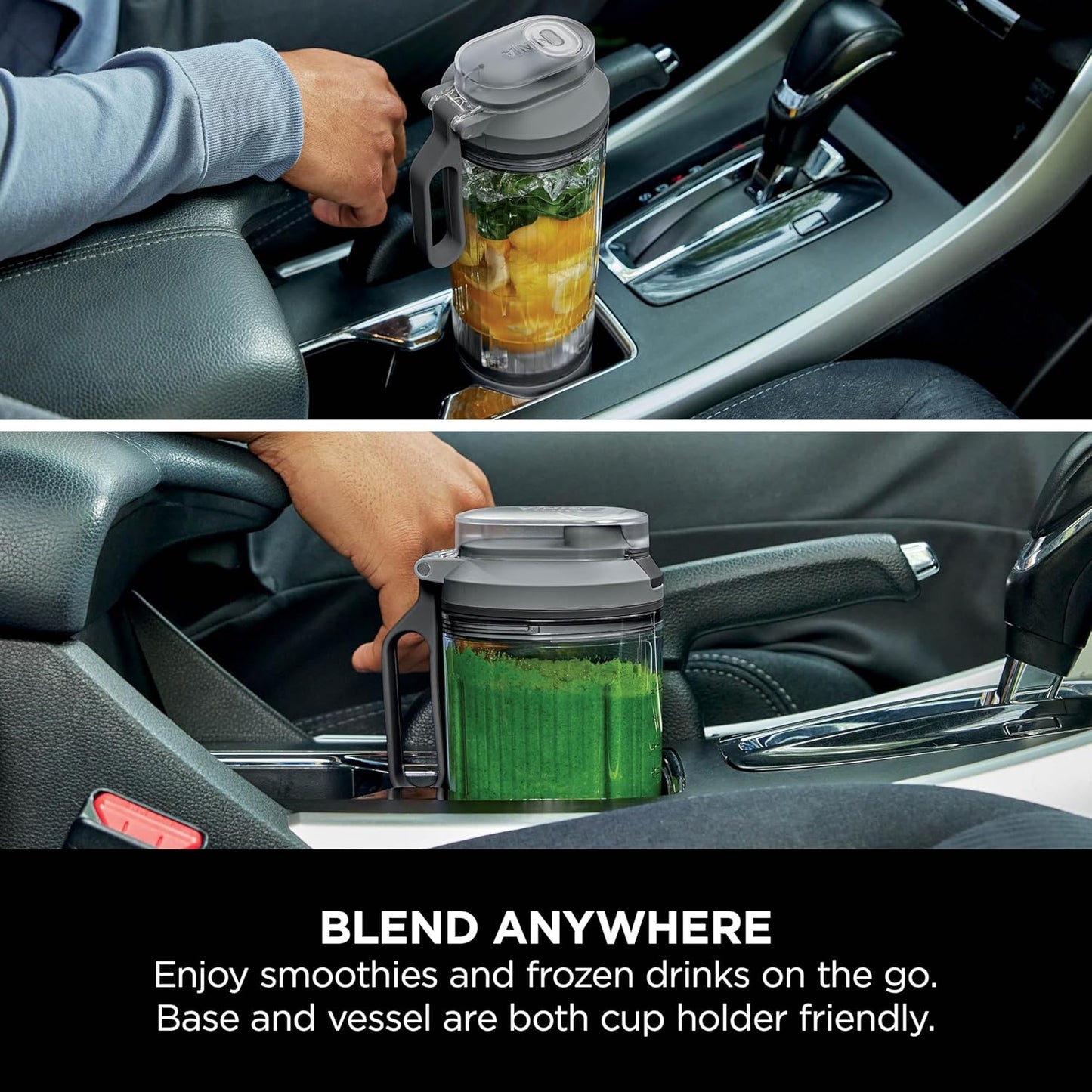 Blast Max Portable Blender, 570Ml, Rechargeable Battery, Blending Cup & Leak-Proof Lid, 3X Blend Functions, Makes Smoothies, Protein Shakes, Blends Ice & Frozen Fruit, Cool Grey BC251EUGY