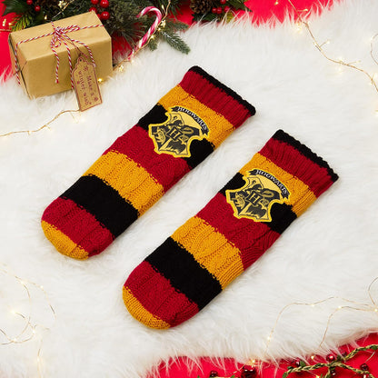 Slipper Socks for Women Teenagers, Cosy Warm Fleece Lined Bed Socks Non Slip - Gifts for Her