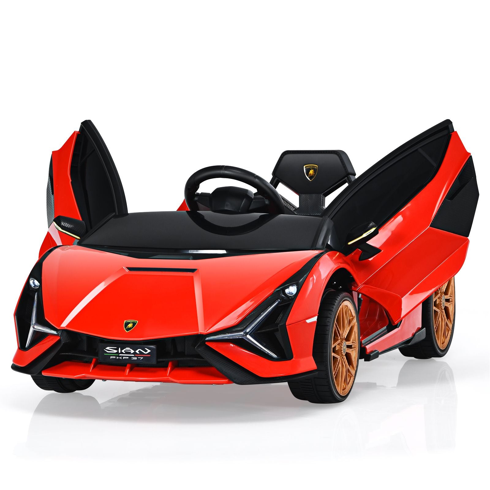 12V Electric Vehicle Featuring Remote Control and LED Lighting Functions