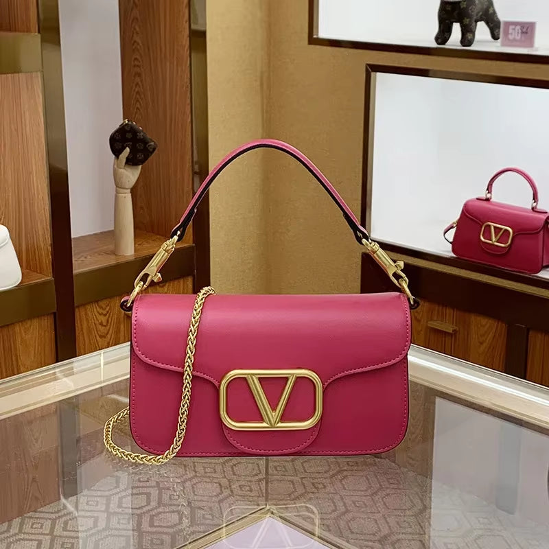Popular High-End Chain Small Square Bag, Fashionable and Versatile, Light Luxury, Niche Single Shoulder Crossbody Bag for Women
